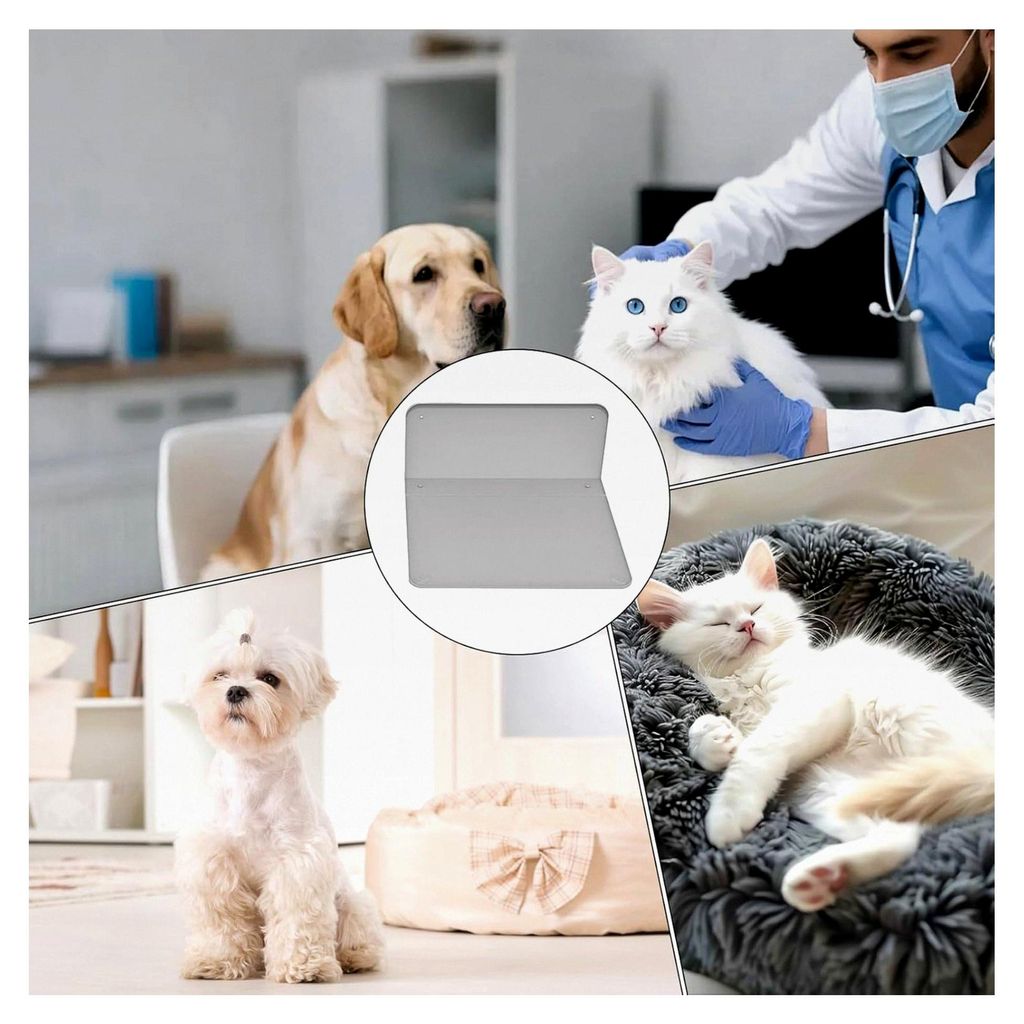 Sauberkeitstablett für Welpen, verschüttungssicheres und antihaftbeschichtetes Katzentoilettentablett für Haustiere im Innenbereich für kleine ...