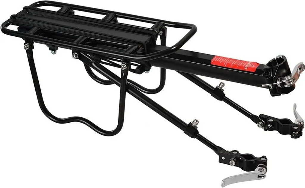 ROCKBROS Porte-bagages Vélo Aluminium à Attache Rapide VTT 24-29 Pouces