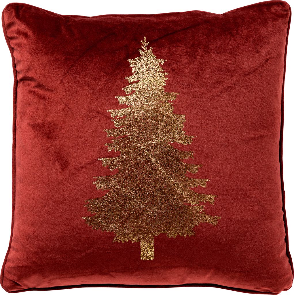 Textino Kissenbezug Mit Drucken Tree 45x45 cm Rot