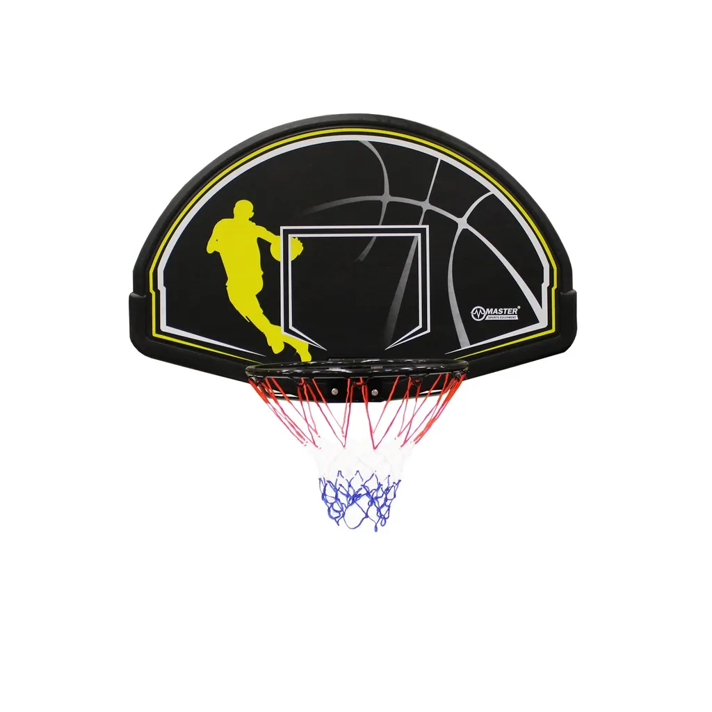 Équipement de basketball extérieur avec panneau mural 112x72 cm MASTER