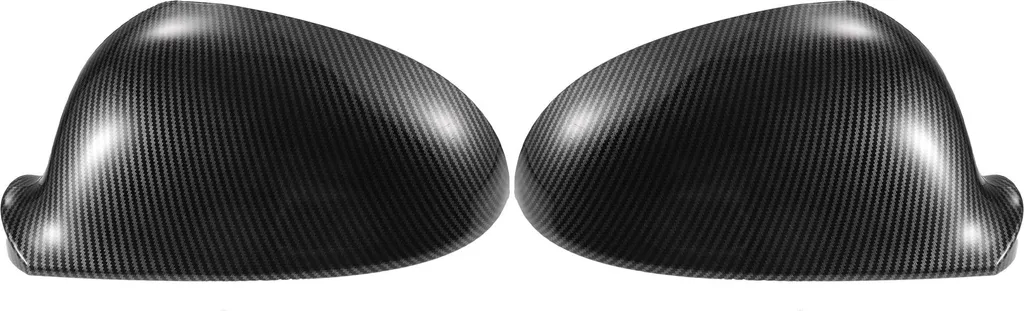 Couvercles rétroviseur Golf 5 Mk5 carbone noir de remplacement direct - 2