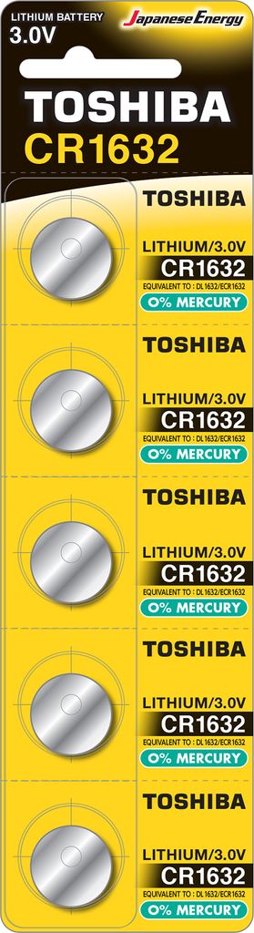 Toshiba CR1632 PW BP-5N, Baterie na jedno použití, CR1632, Obrázek produktu 