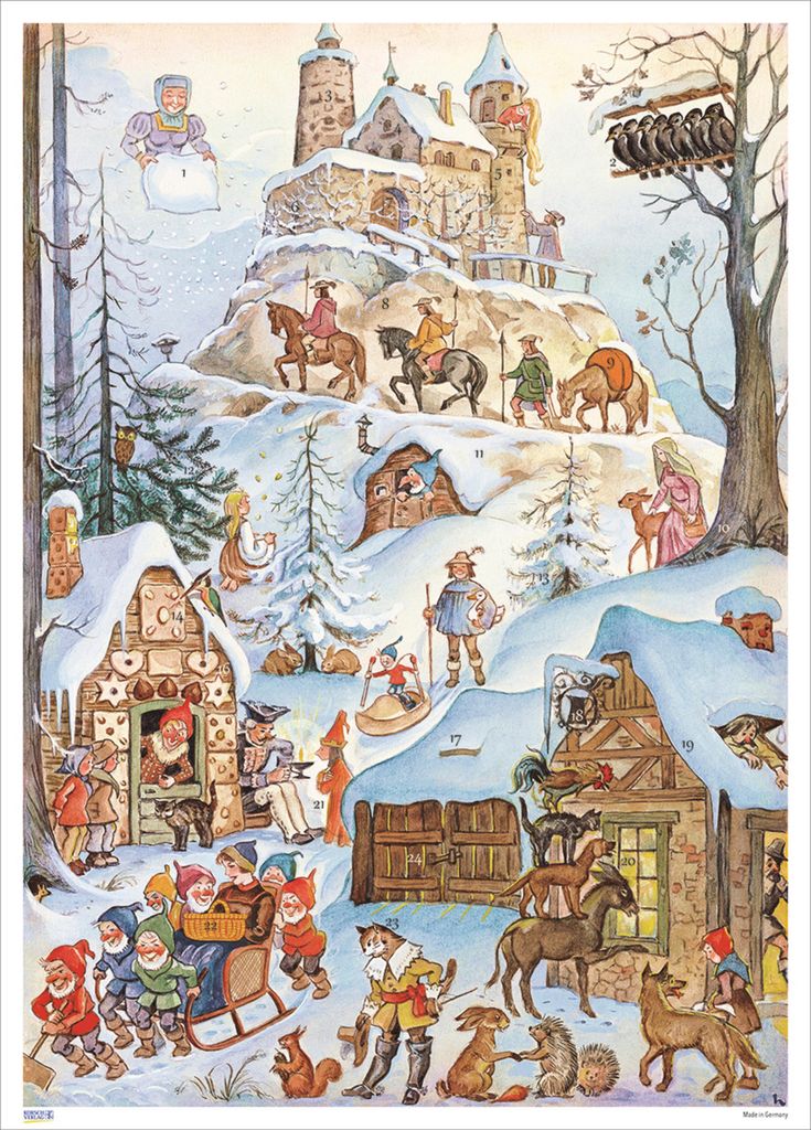 Adventskalender "Märchenburg" Produktbild 