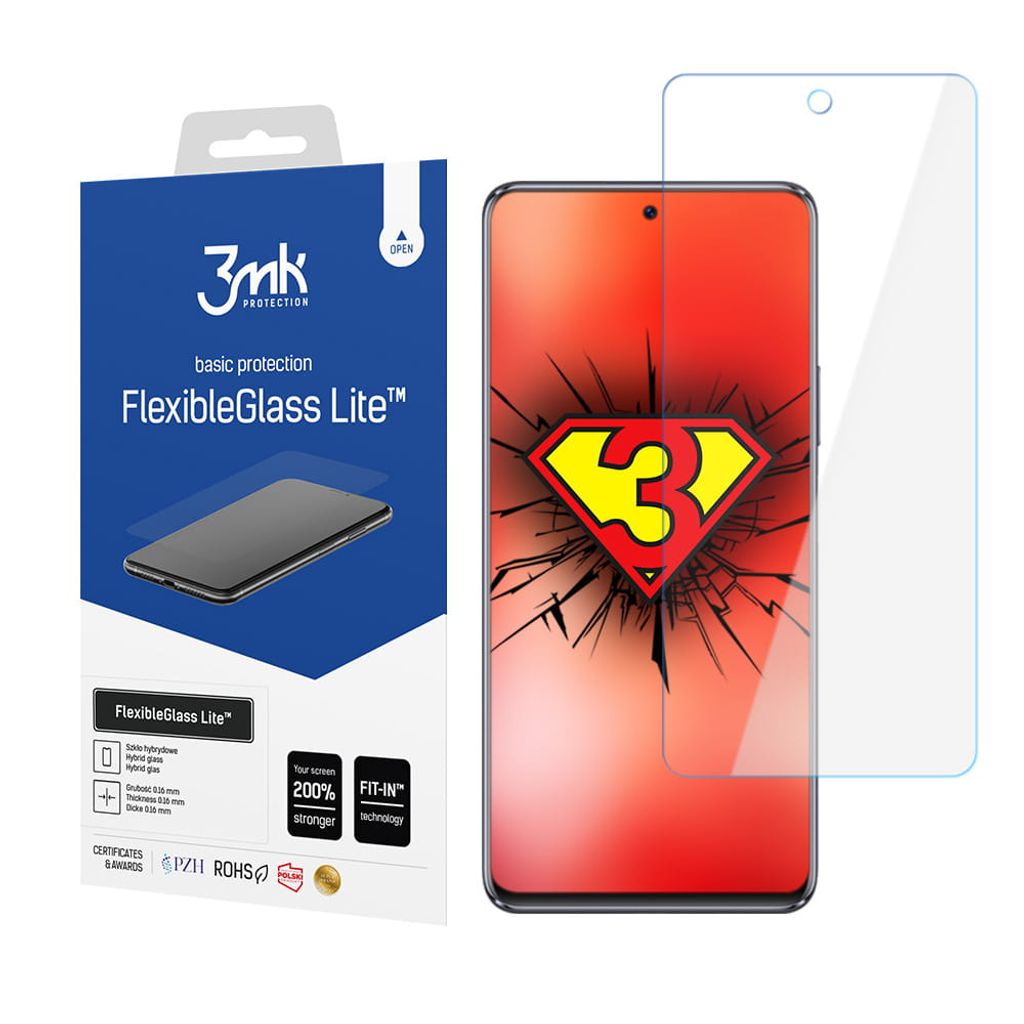3mk Display Hybridglas FlexibleGlass Lite für Huawei Nova 9 SE 0,16mm 6H