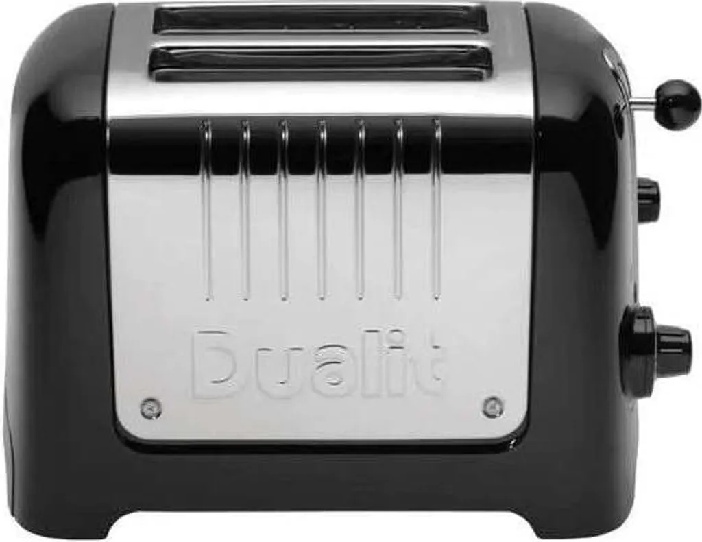 Grille-pain 2 fentes Dualit Lite noir 1200W pour pain épais et bagel