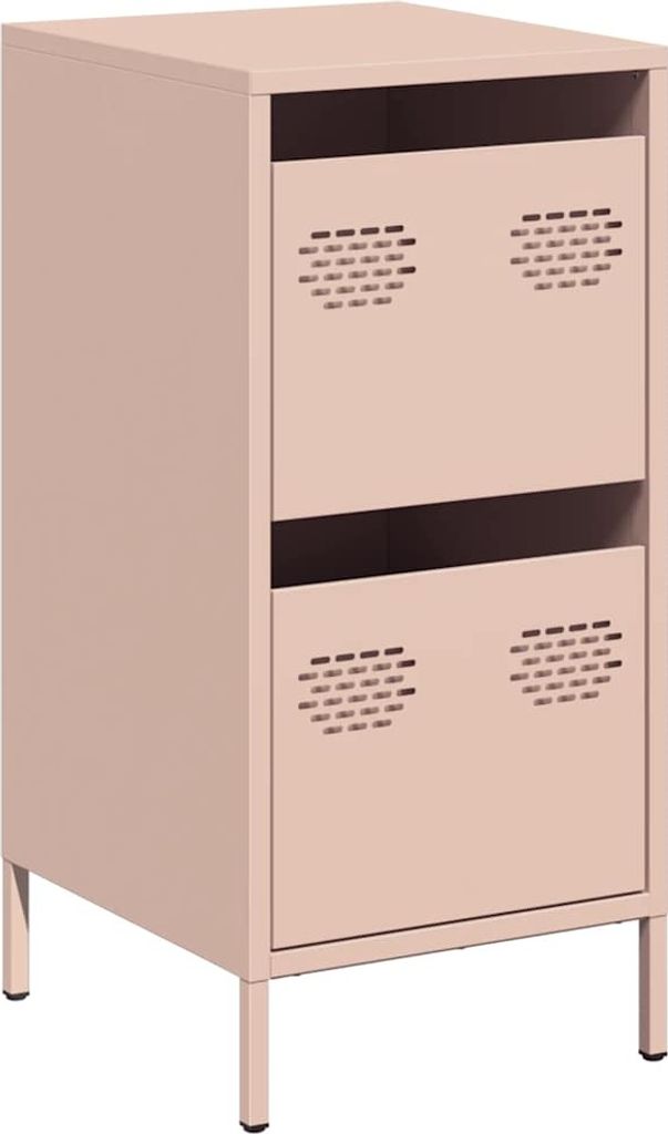 Sideboard Rosa 35x39x73,5 cm Kaltgewalzter Stahl