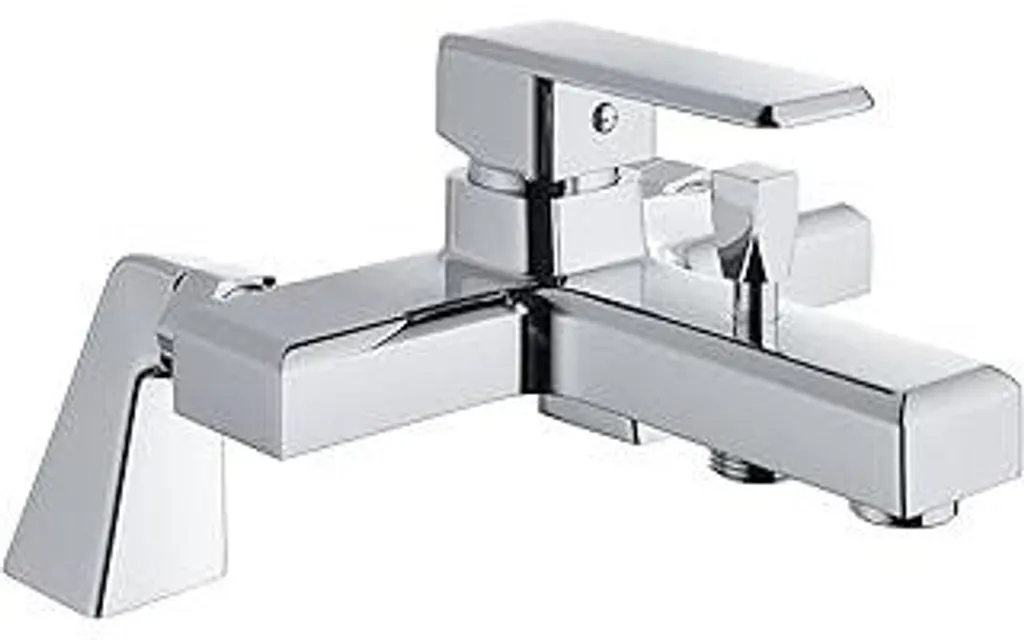 Miscelatore Vasca MORADO Moderno Rubinetto Cromato per Bagno Elegante