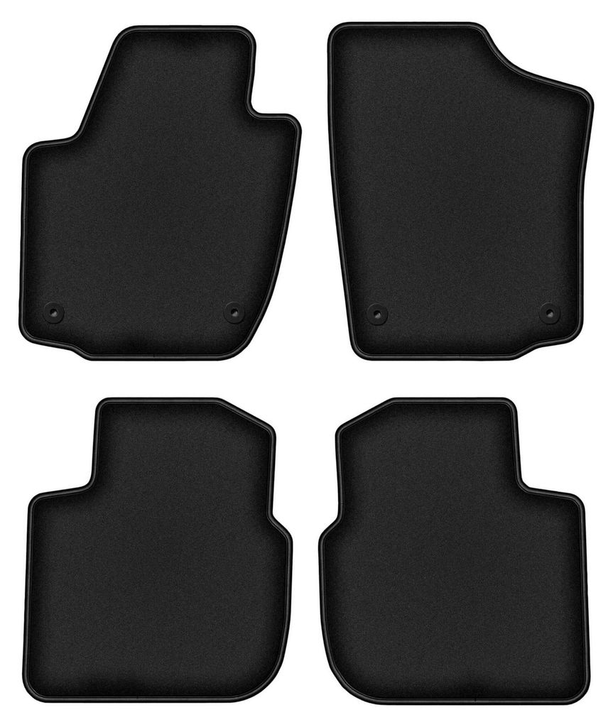 Tapis de sol en moquette pour Skoda Rapid 2013-2019 Image du produit 