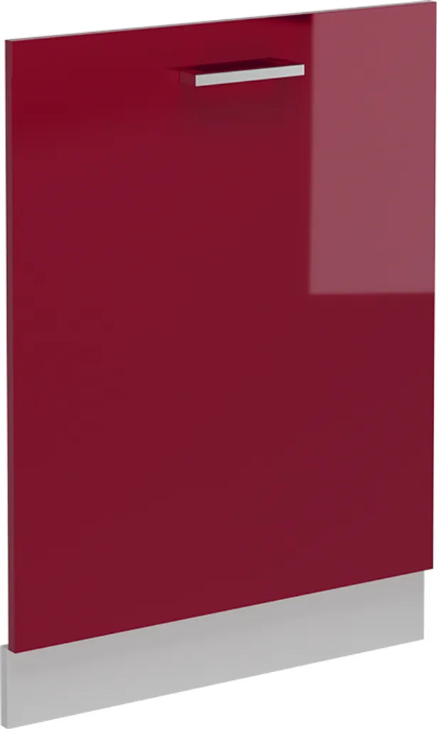 Façade 60cm pour meuble de cuisine rouge brillant Vicco R-Line