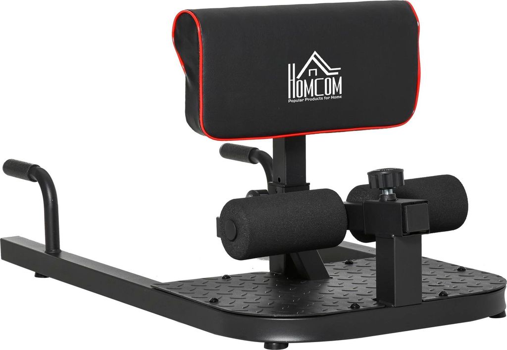 Sissy-Squat Trainer - Bein- und Bauchtrainer - Für Krafttraining - Trainiert Beine und Gesäß - Unisex - Schwarz