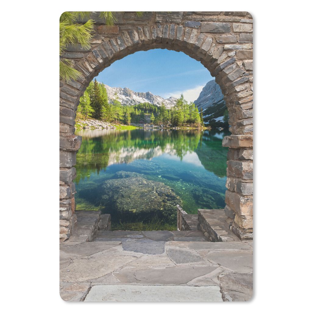 MuchoWow® Mauspad Mousepad Aussicht - Berg - Landschaft - Produktbild 