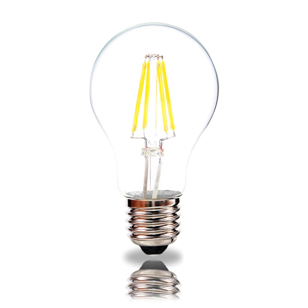 LED Filament Leuchtmittel Birnenform 5W E27 klar 540lm Produktbild 