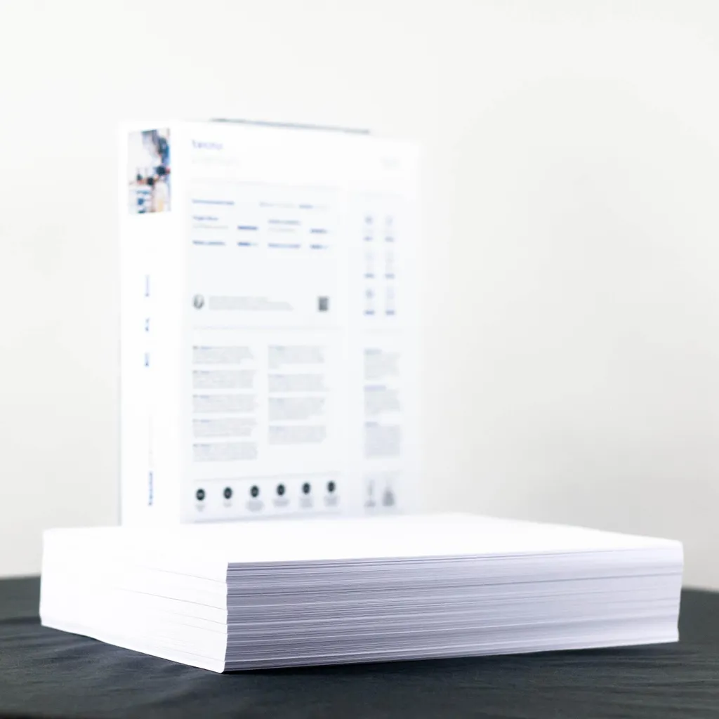 Papier A4 blanc 80g lot de 5 ramettes pour imprimante laser et jet d'encre