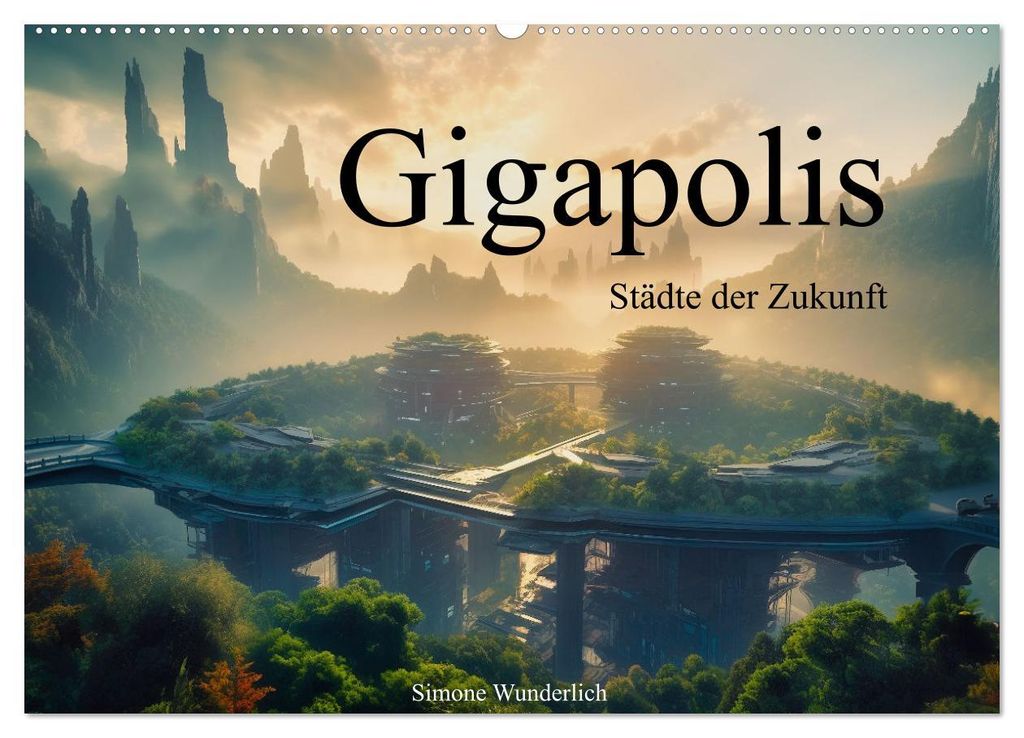 Gigapolis (Wandkalender 2027 DIN A2 quer), CALVENDO Monatskalender