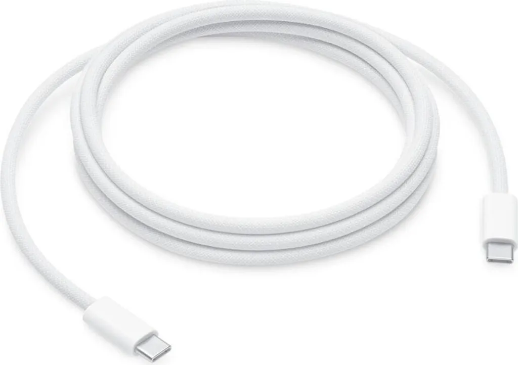 Câble USB-C Apple 1m Blanc MQKJ3ZM/A : Charge Rapide et Synchro Stable