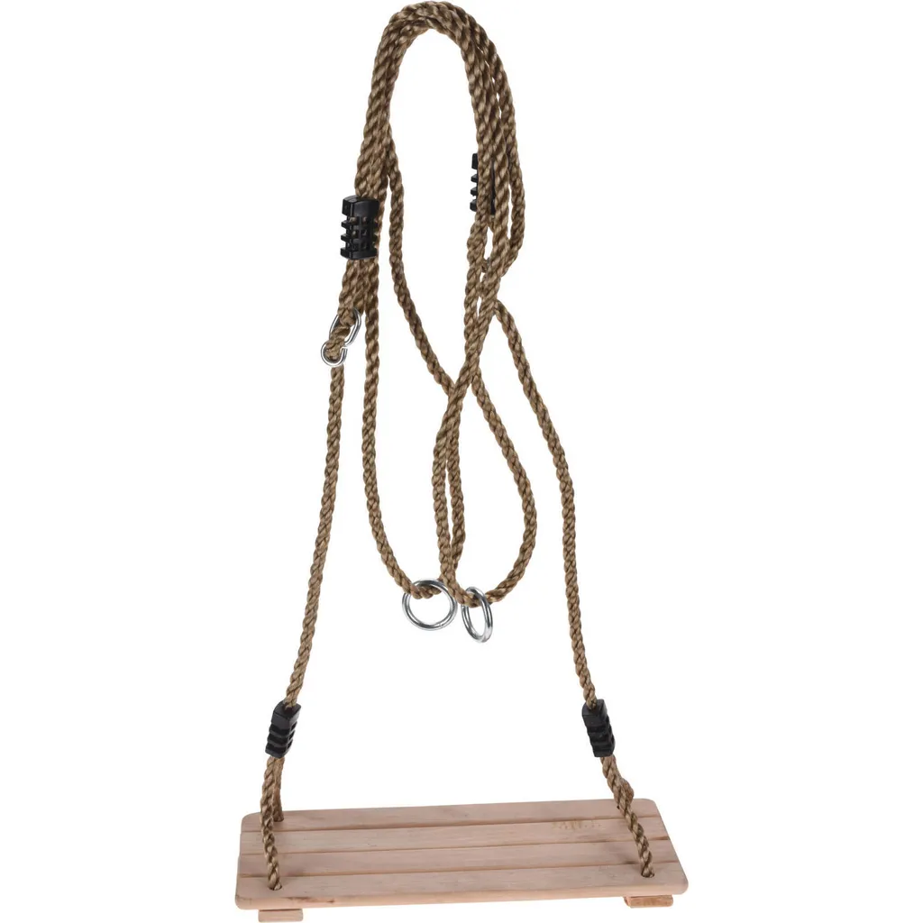 Balançoire pour enfants en bois 40 x 16 cm - Siège de jardin robuste
