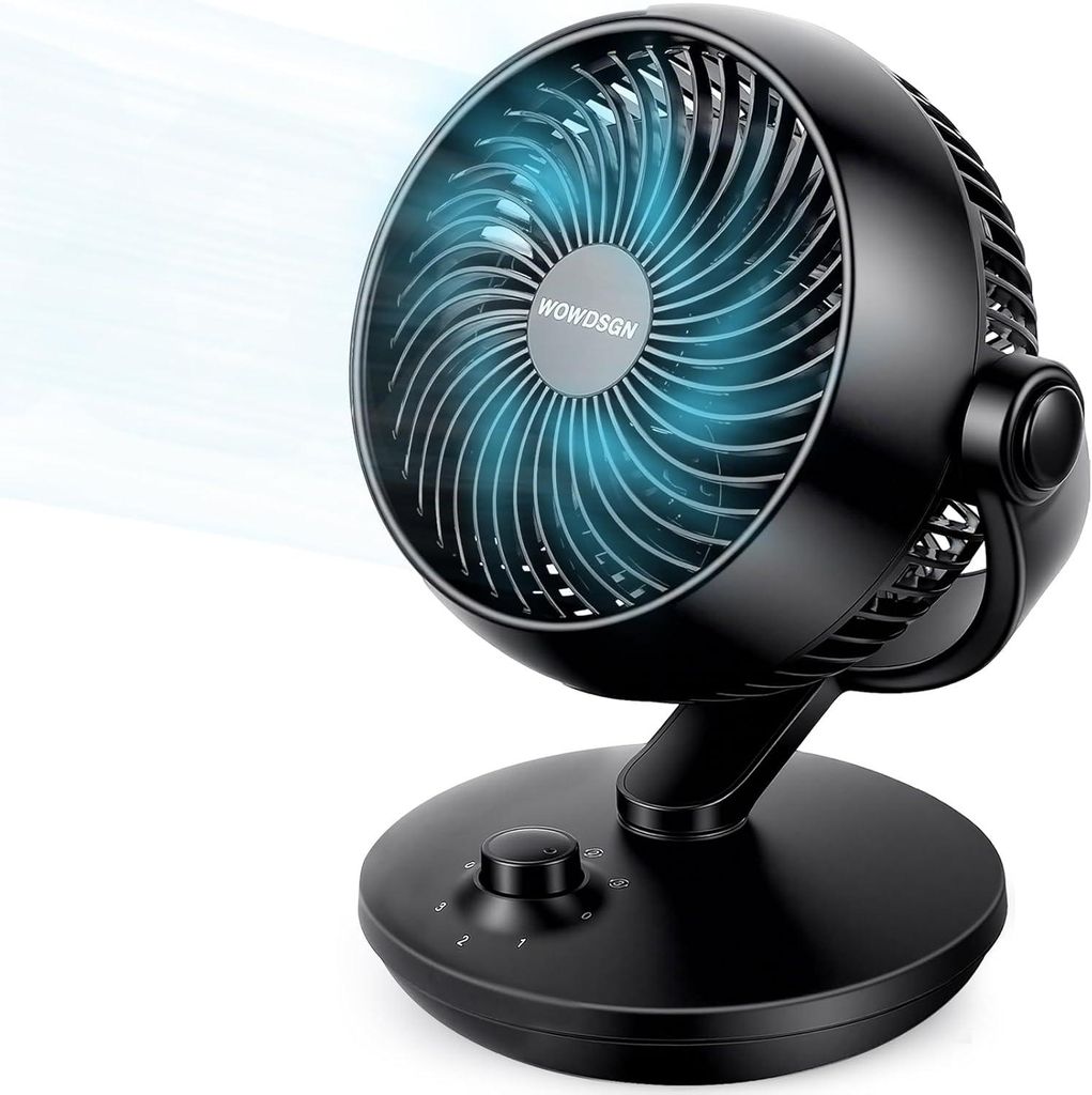 Super Leiser Ventilator 24dB, 3D Turbo-Kühlung, 90° Produktbild 