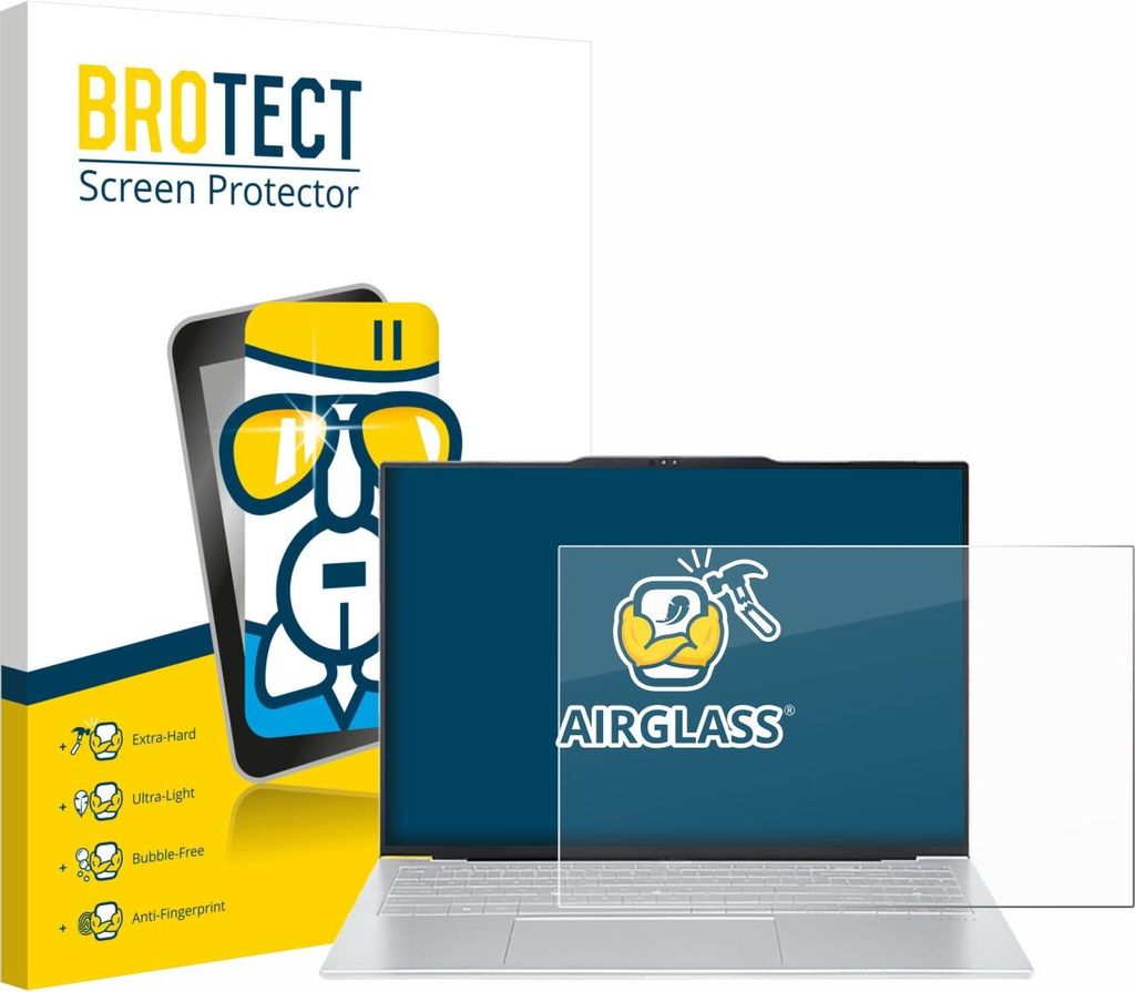 BROTECT Schutzglas für Acer Swift Air 16 Schutzfolie Panzer Folie Glas Display Schutz klar