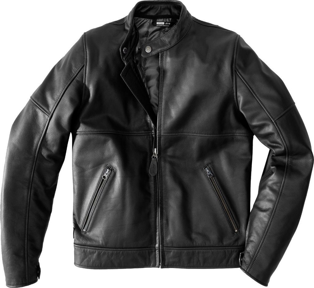 Spidi Mack Motorrad Lederjacke, schwarz, 58