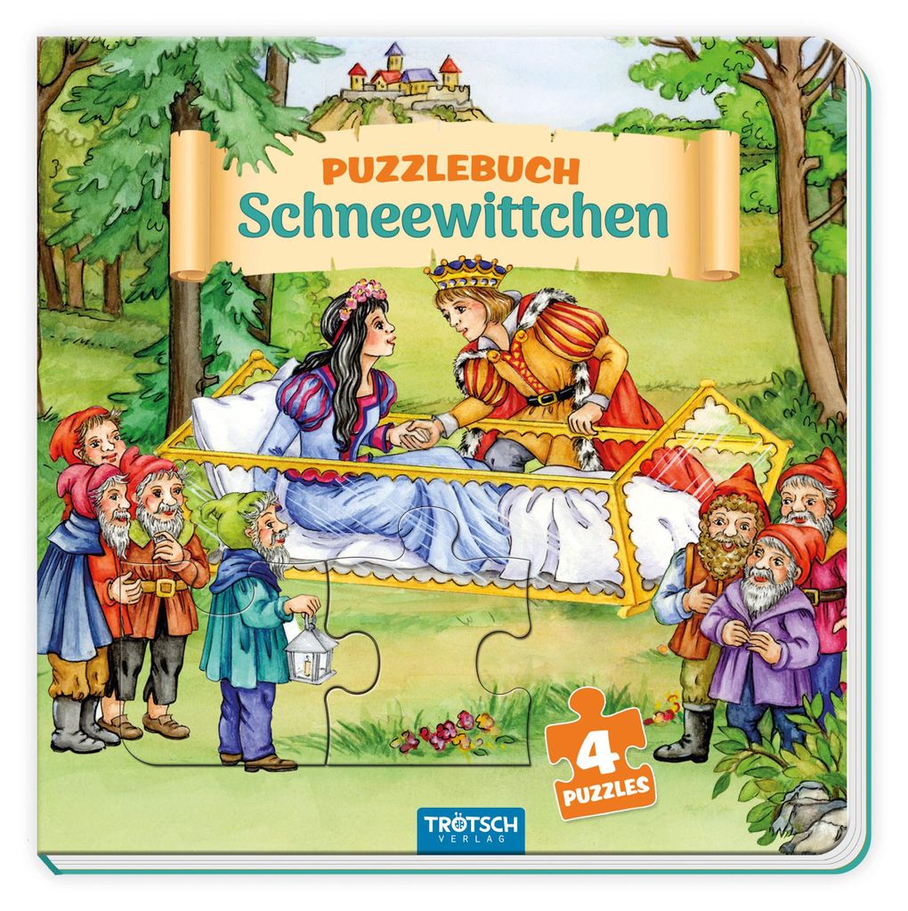Trötsch Pappenbuch Puzzlebuch Schneewittchen: Beschäftigungsbuch Entdeckerbuch Puzzlebuch