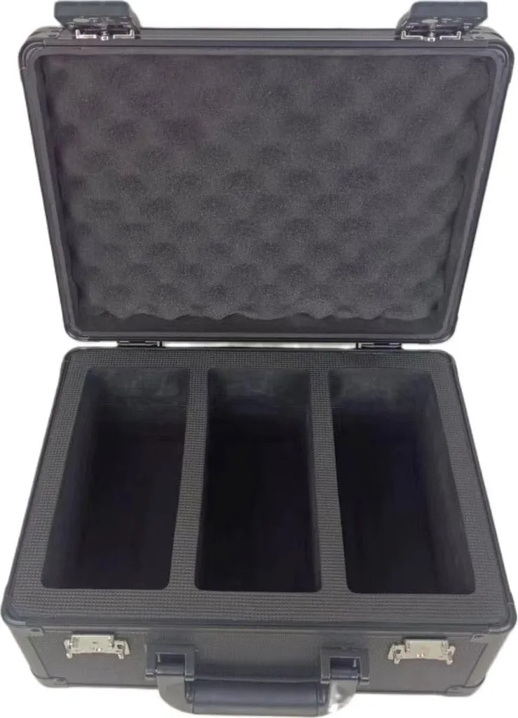 Valise de Transport Rigide Noire Petit Format pour Cartes à Collectionner