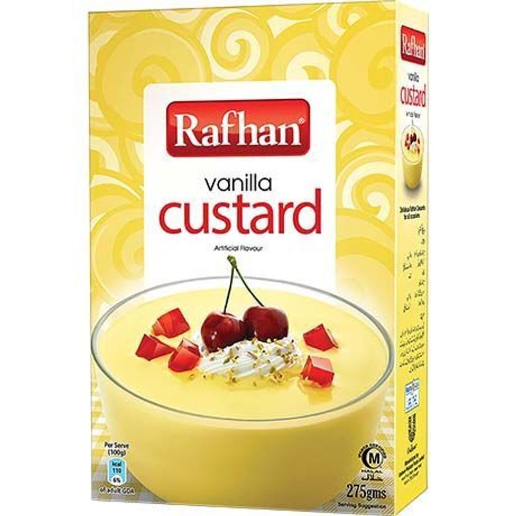 Rafhan Custard Puddingpulver Vanille 275g Produktbild 