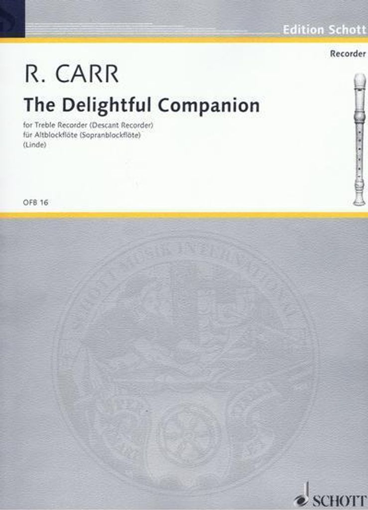 The delightful Companionfür Altblockflöte solo