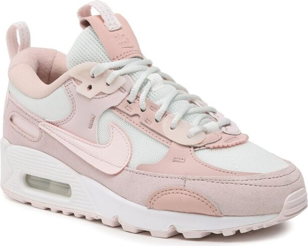 Nike Air Max 90 Futura (W) - Damen Sneakers Schuhe Weiß-Rosa DM9922-104 , Größe: EU 36.5 US 6