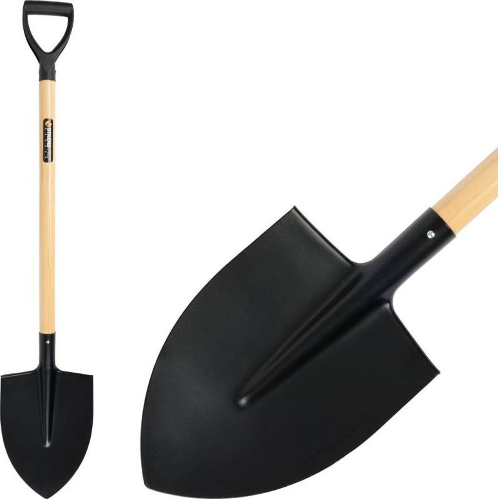 Vanga S5179 a punta, WoodHand, manico in legno a D Immagine del prodotto 