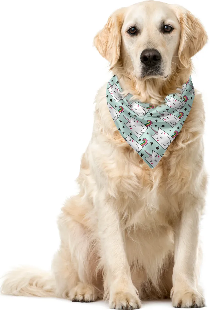 Bandana Gatto Rainbow Tail ABAKUHAUS: Accessorio Fashion 40x40