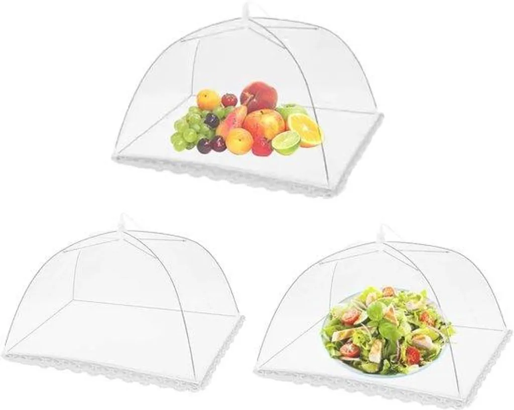 Moustiquaire de table réutilisable 14 pouces en maille fine pour jardin
