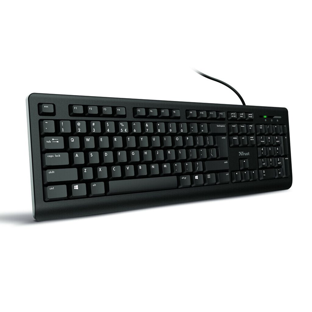 Trust TK-150 Tastatur Universal USB QWERTY Schwarz Produktbild 