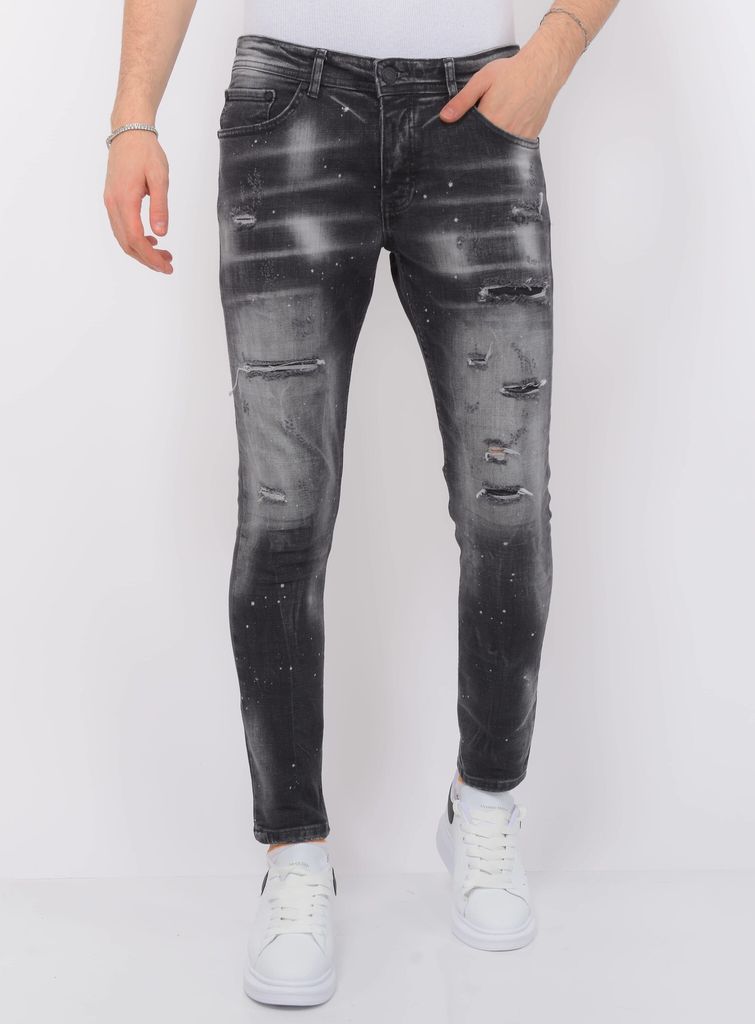 Distressed Jeans Stonewash Slim - 32