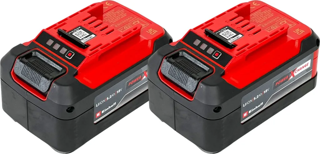 Offerta Einhell Twinpack 2 Batterie 5,2Ah 18V Power X-Change
