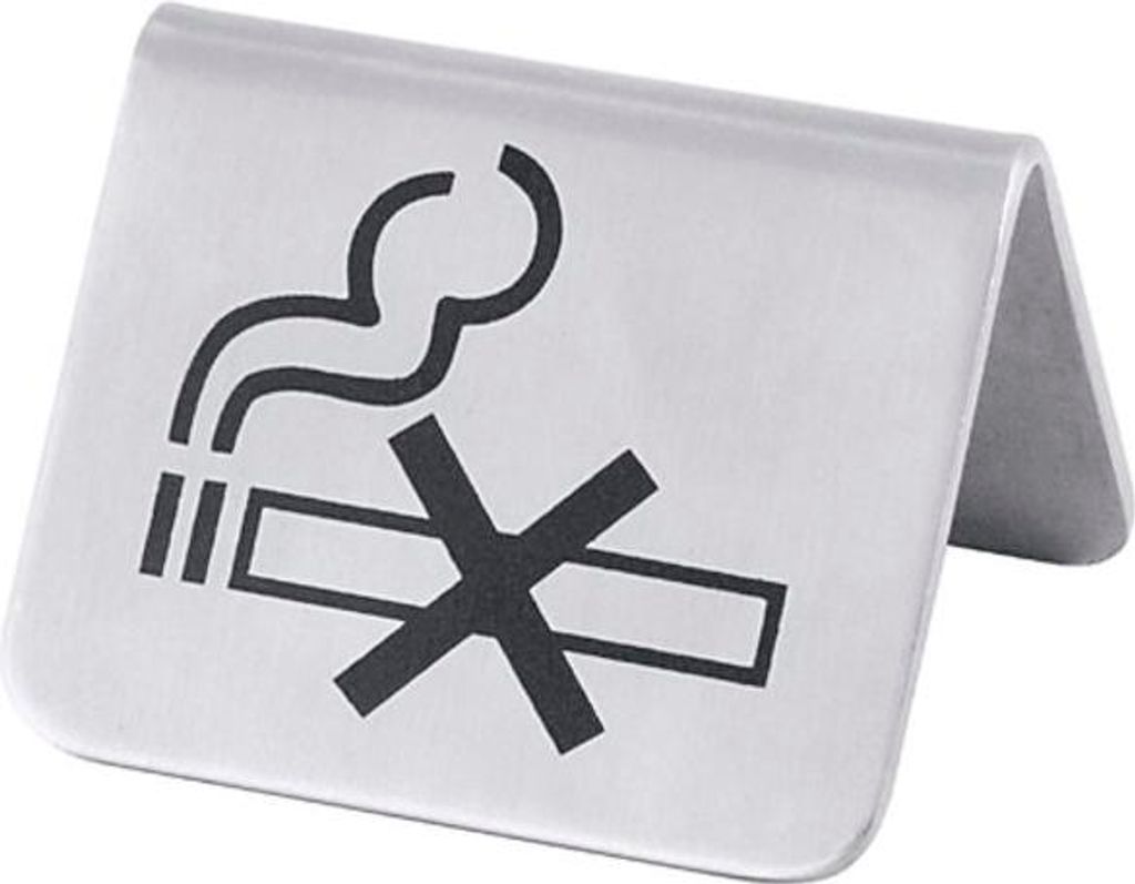 CONTACTO Tabliczka dla niepalących, wysokość: 43 mm, Zdjęcie produktu 
