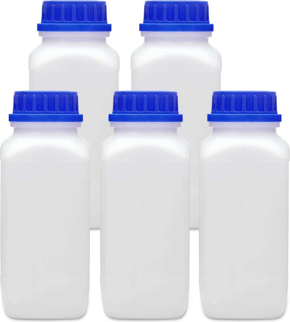 1000 ml Weithalsflasche mit Schraubverschluss Produktbild 