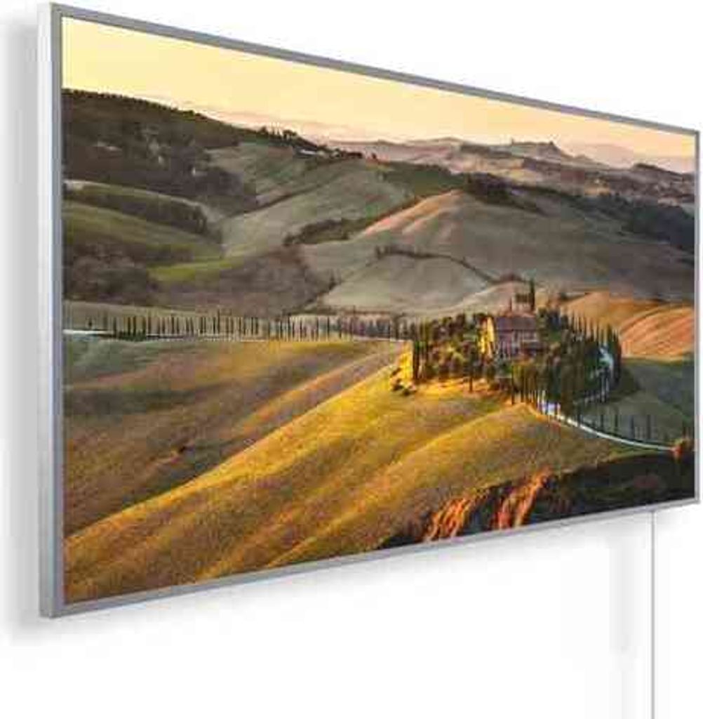 KÖNIGHAUS Panorama Infrarotheizung 1200W - Aussicht Toscana Produktbild 
