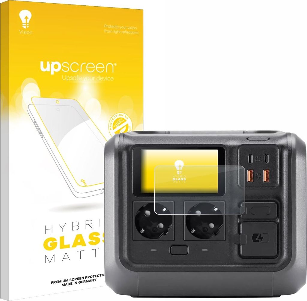 upscreen Entspiegelungs Schutzglas für DJI Power 500 Schutzfolie Panzer Folie Glas Display Schutz matt