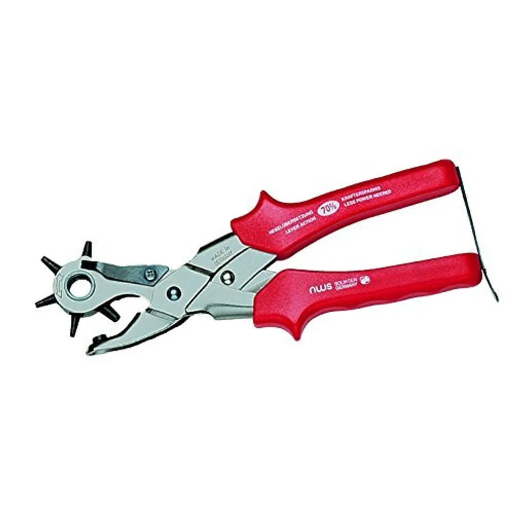 Pince perforatrice revolver pour ceintures et cuir - Modèle NWS 250mm SB