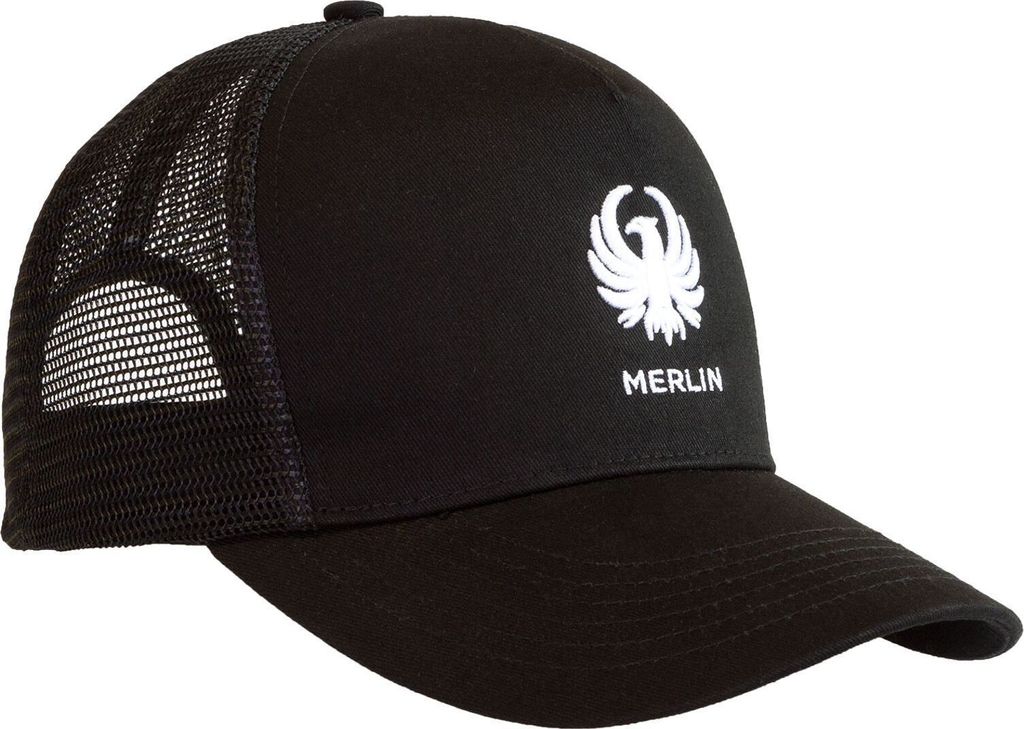 Merlin Burford Core Trucker Kappe, schwarz, Einheitsgröße