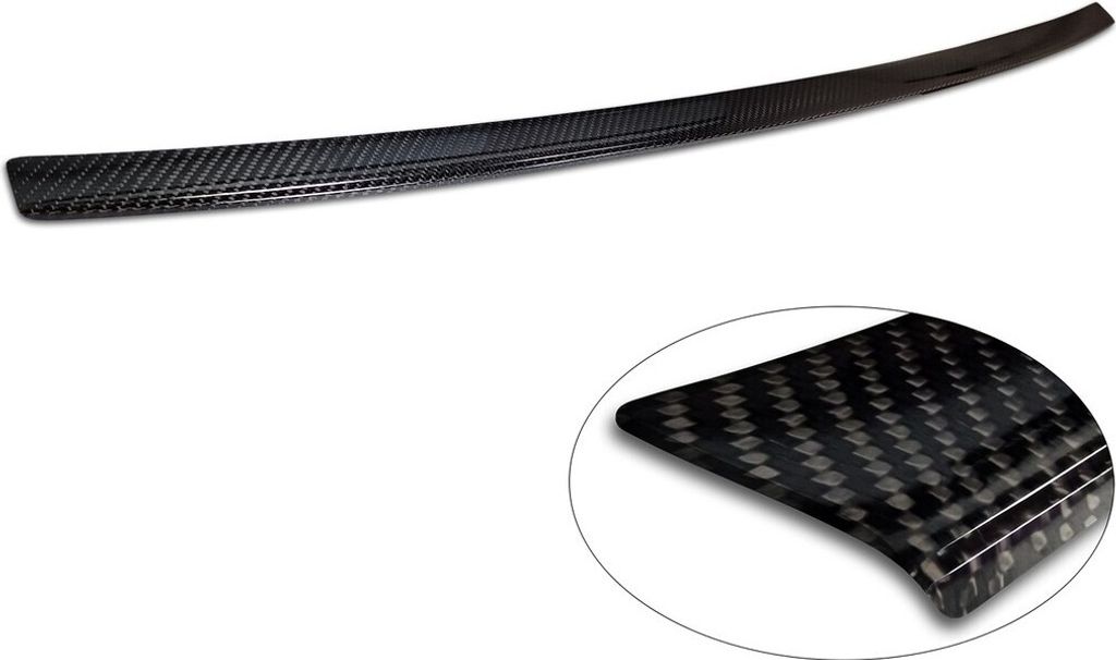 Ladekantenschutz Stoßstangenschutz Carbon schwarz passend für MG 4 hatchback 5d 2022->