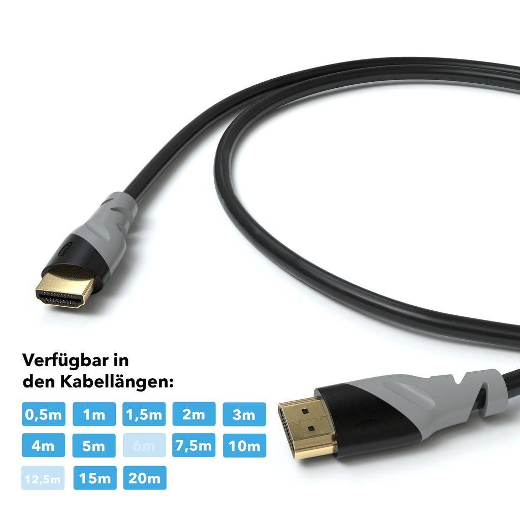 HDMI 1.4 Kabel HighSpeed 5 Meter für TV LCD LED TFT Tablet PC 3D 5m Mini HDMI 