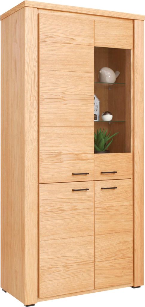Vitrine Anrichte Schrank Kommode Holz Möbel Stil Wohnzimmer Kollektion Vitrinen