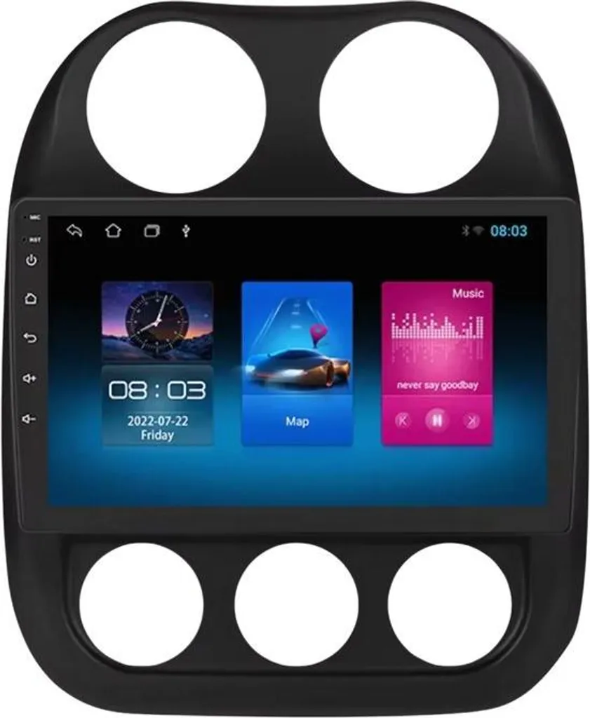 Autoradio Bluetooth avec Écran Tactile pour Jeep Compass Patriot 16Go