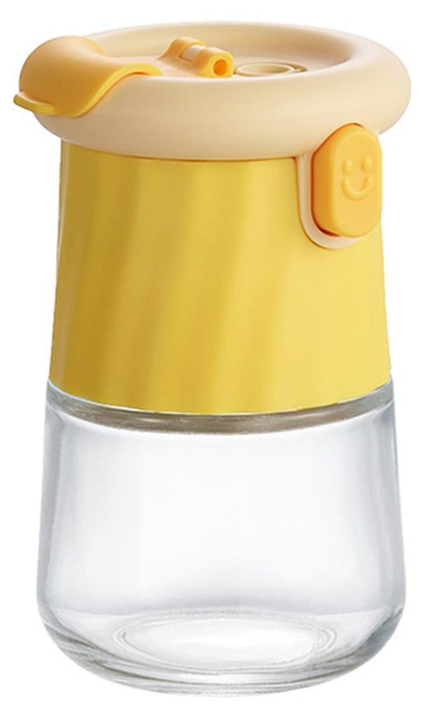 Dosierflasche für Salz und Pfeffer (0,5 g) – Präziser, dosierbarer Salz- und Pfefferstreuer mit Druckknopf – Gewürzglas aus Glas für Küche...