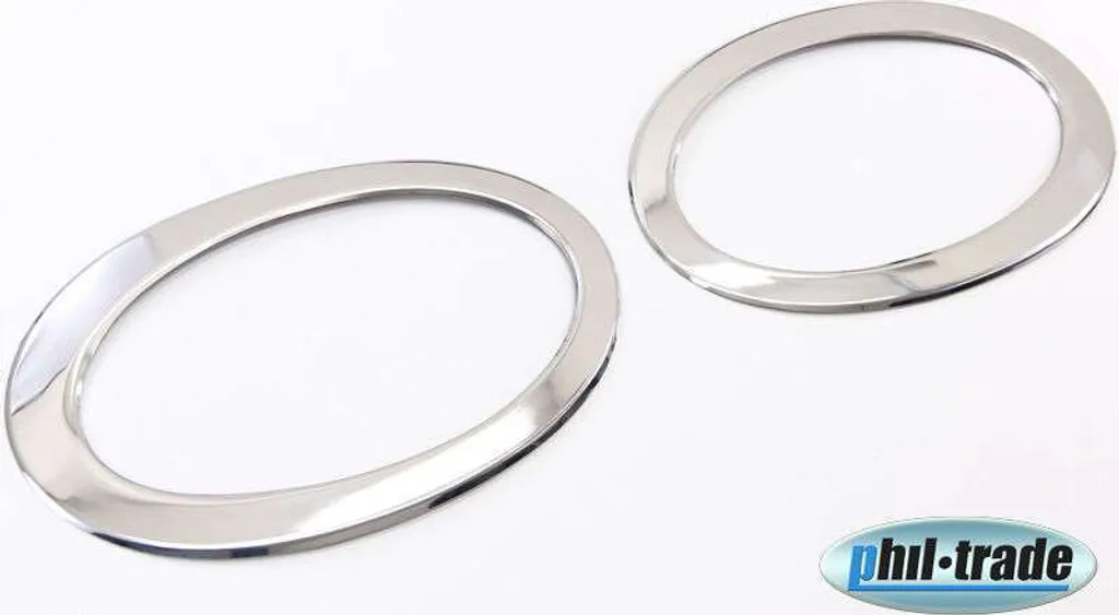 Cadre de Phares Antibrouillard Inox Anti-Corrosion Nissan Qashqai J10