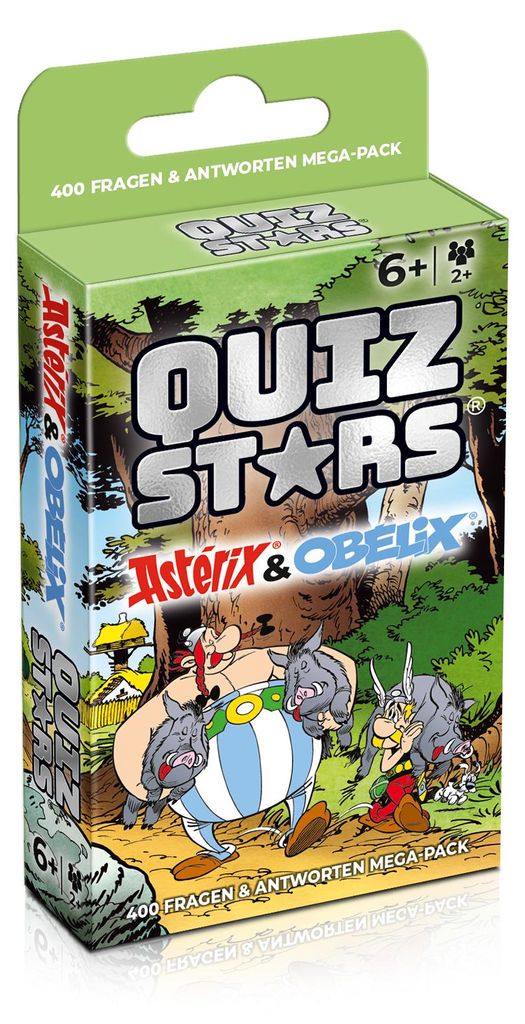 Quizstars Asterix & Obelix 400 Fragen Antworten Spiel ab 6 Jahren