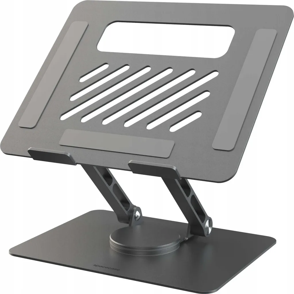 SPACECASE Support PC Portable Pivotant 360 en Aluminium Gris Sidéral
