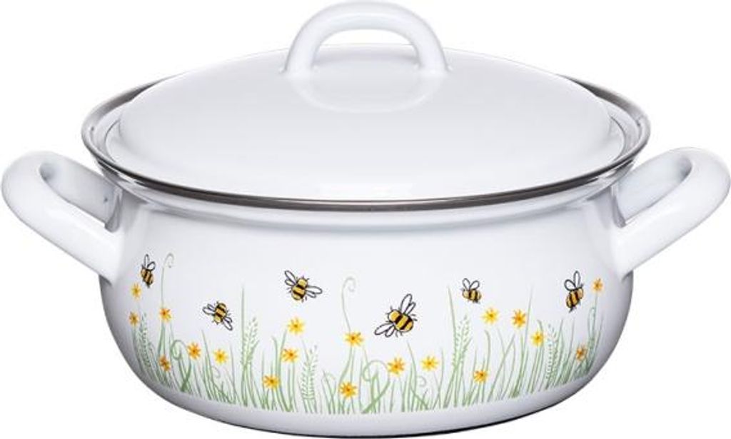 Riess Kasserolle mit Deckel 16cm 1Liter BIENE
