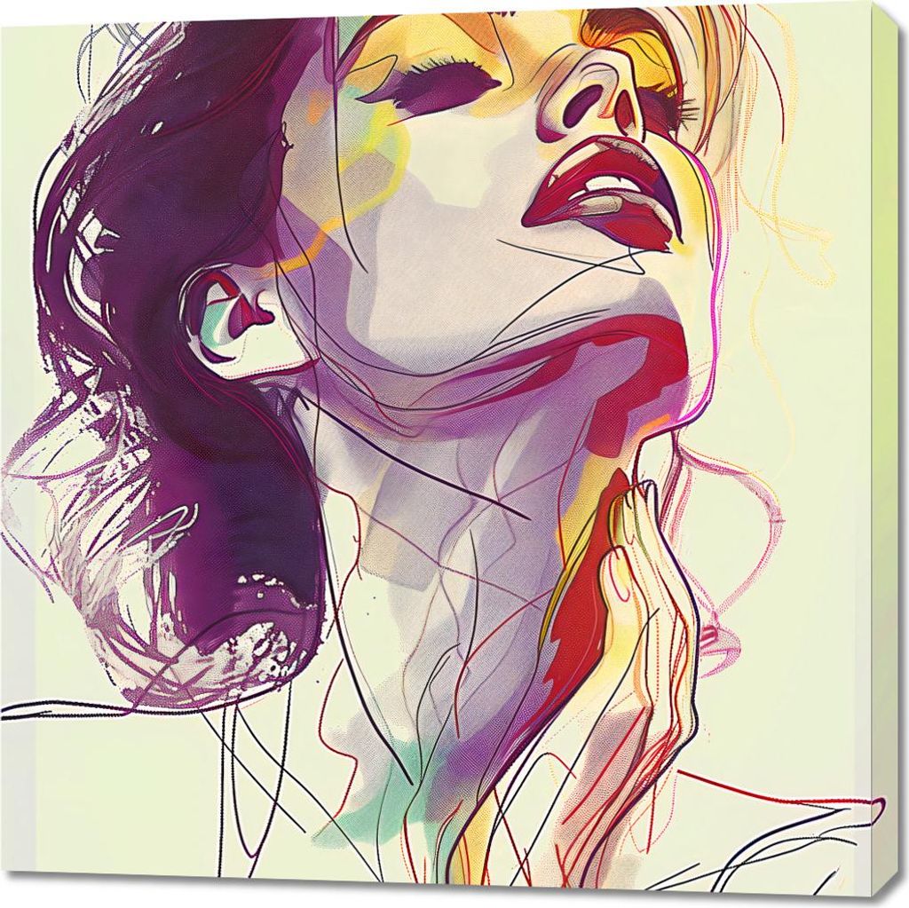 Bild 90x90cm Flüssigkeit